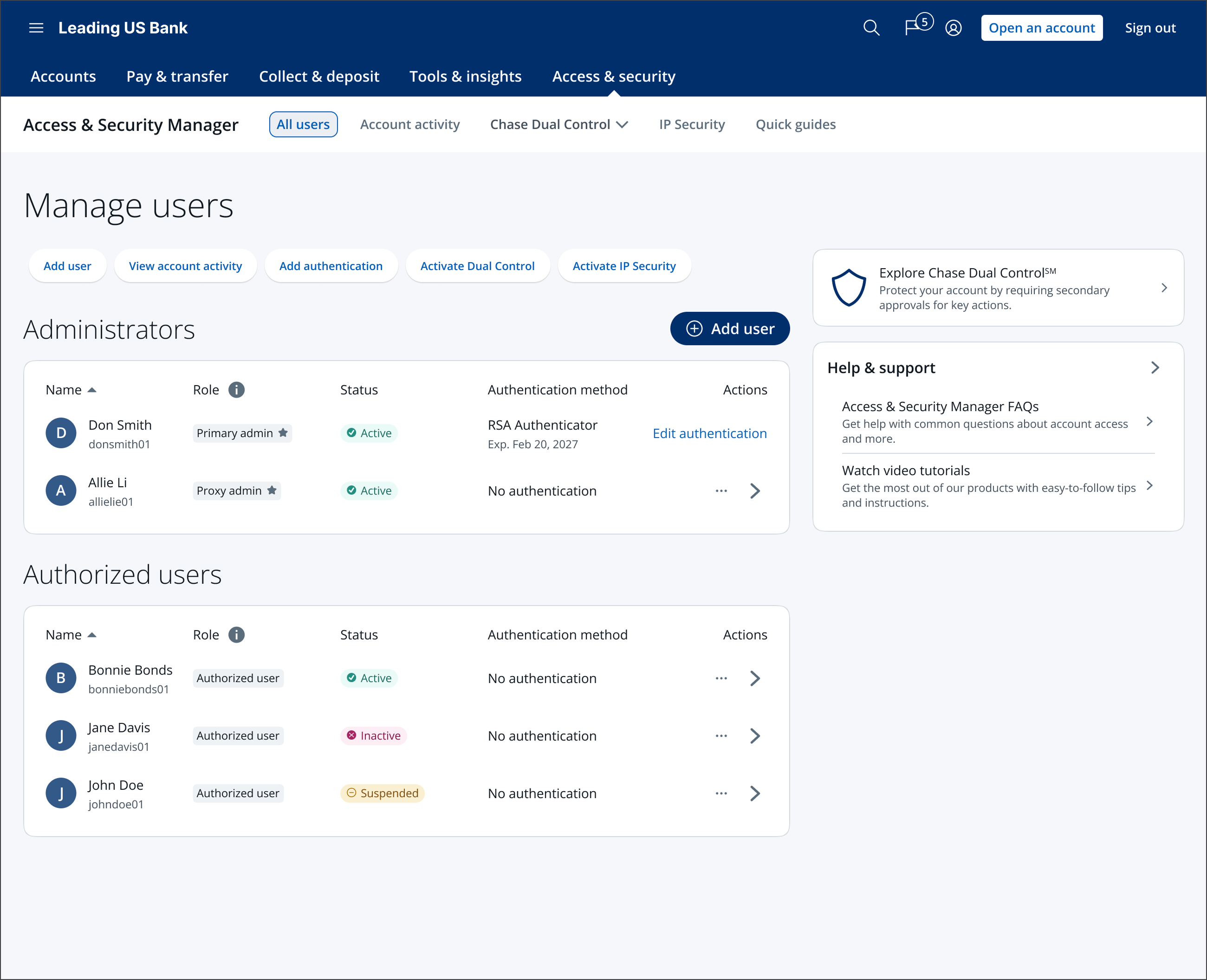 01 — User View
